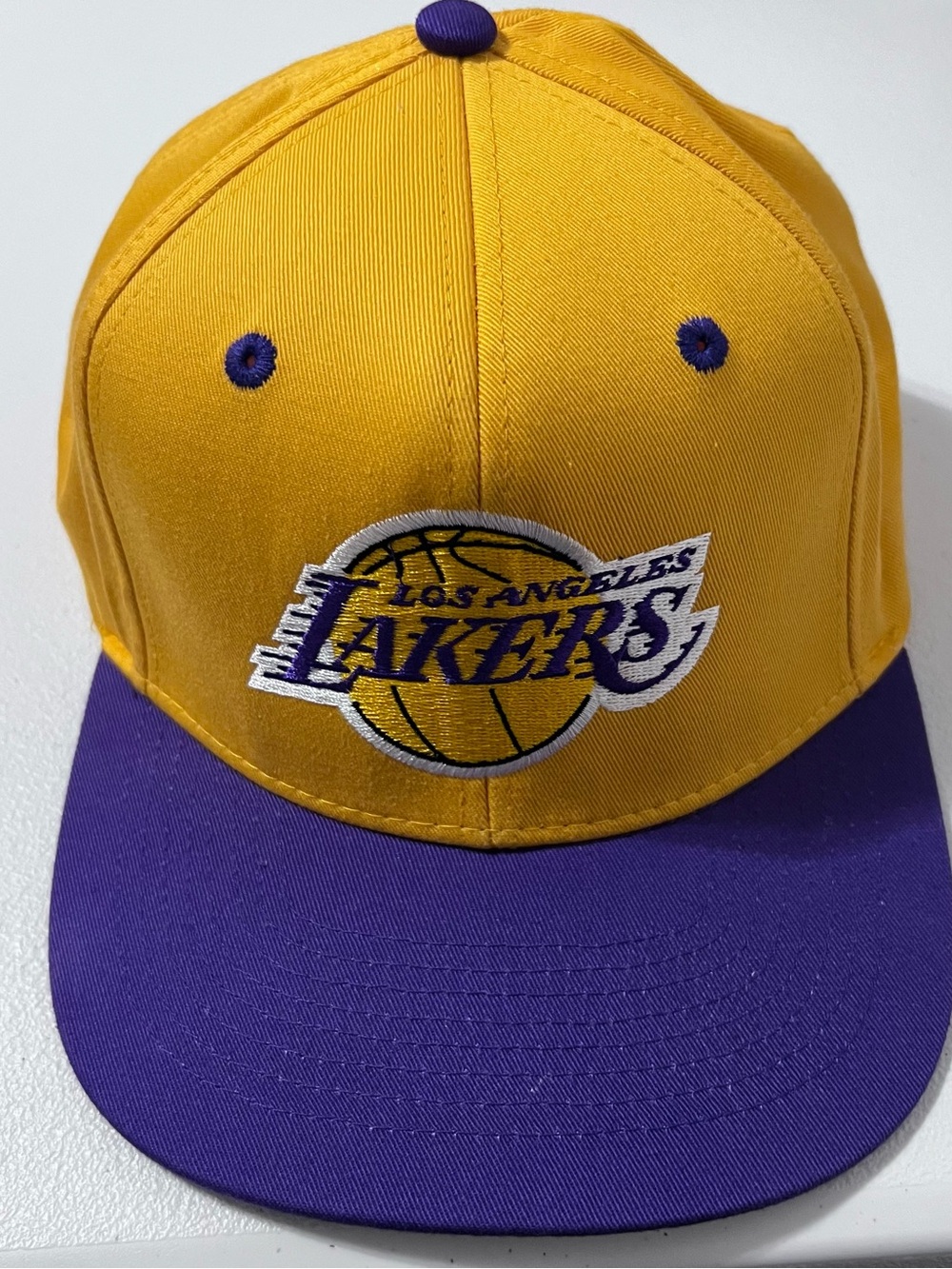 adidas Los Angeles Lakers Gold and Purple Snapback Hat